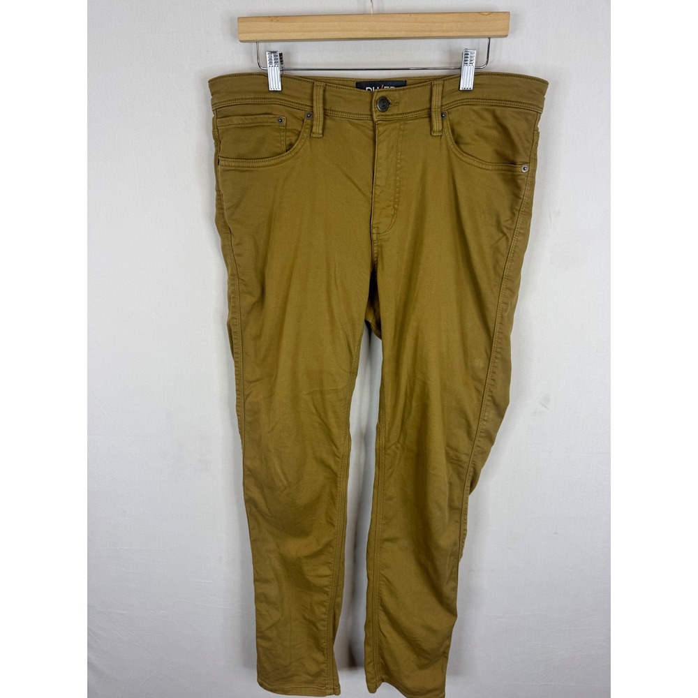DU/ER N2X Slim Fit Performance Pants 34x32 Tobacco Brown‎ Khaki Stretch Chino